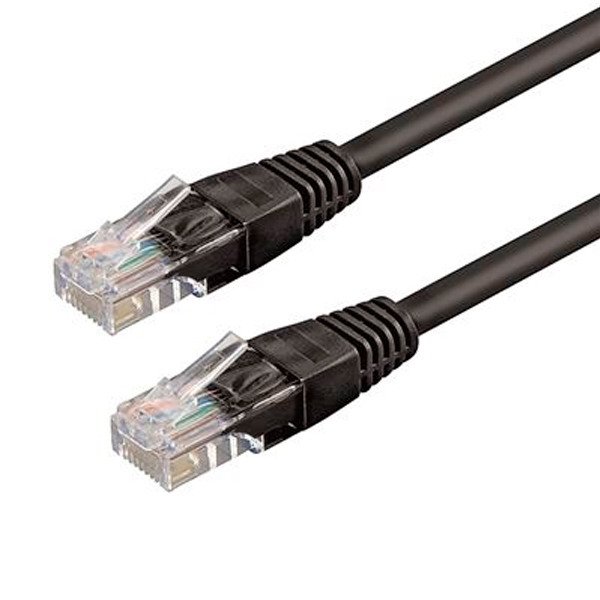 WP RACK CHICOTE CAT6 UTP AWG26/7 3MT BLACK