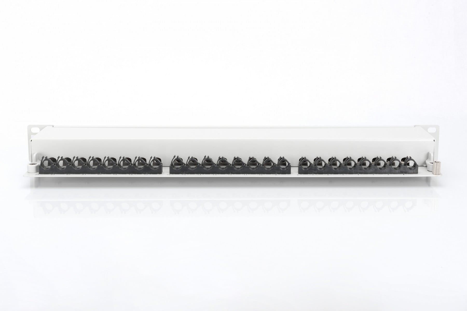 DIGITUS PATCH PANEL 19" 24P CAT6A 1U BLINDADO CINZA — miniatura 2