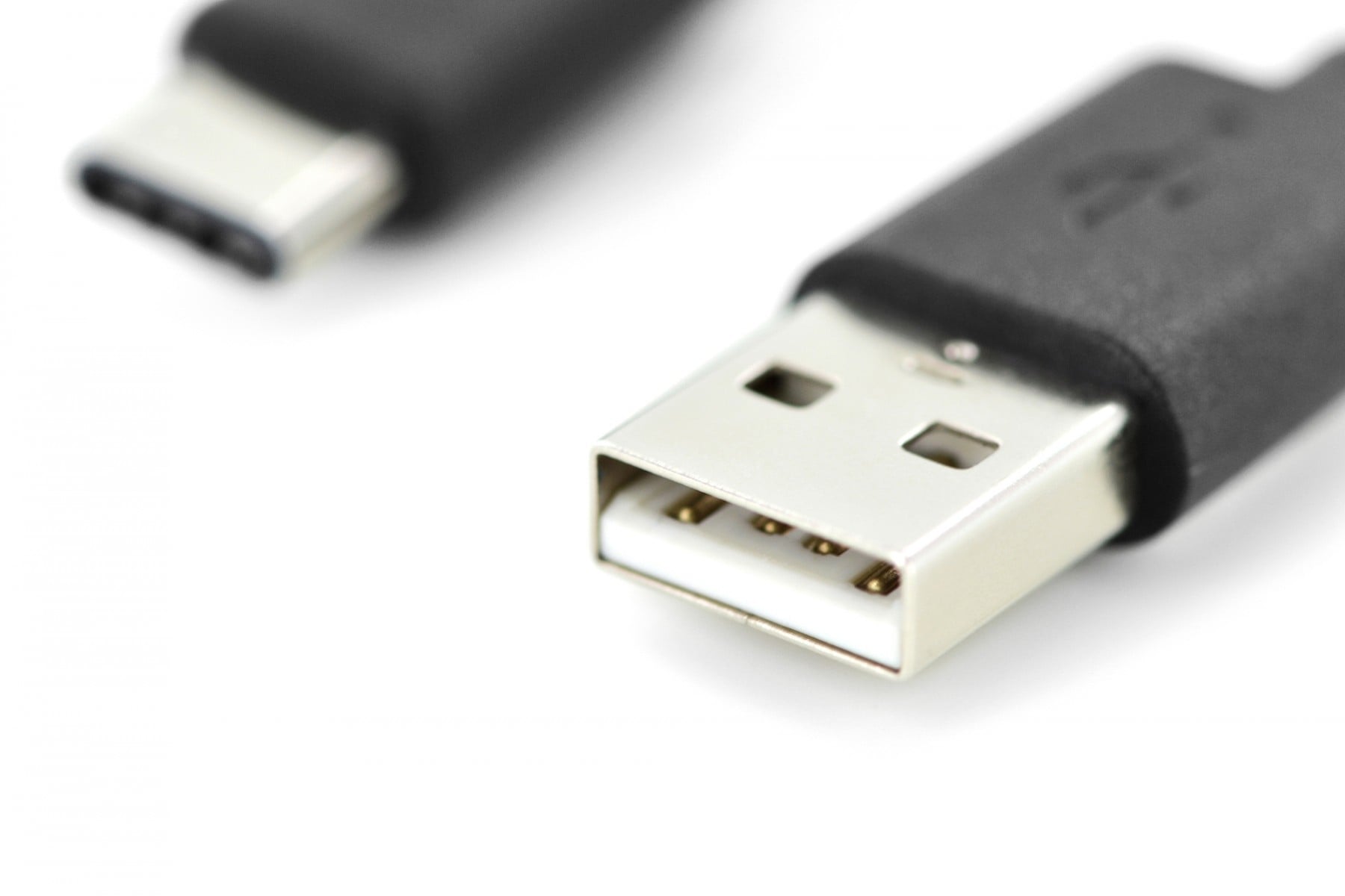 DIGITUS CABO USB-C TO USB-A 2.0 1.8M BLACK — miniatura 3