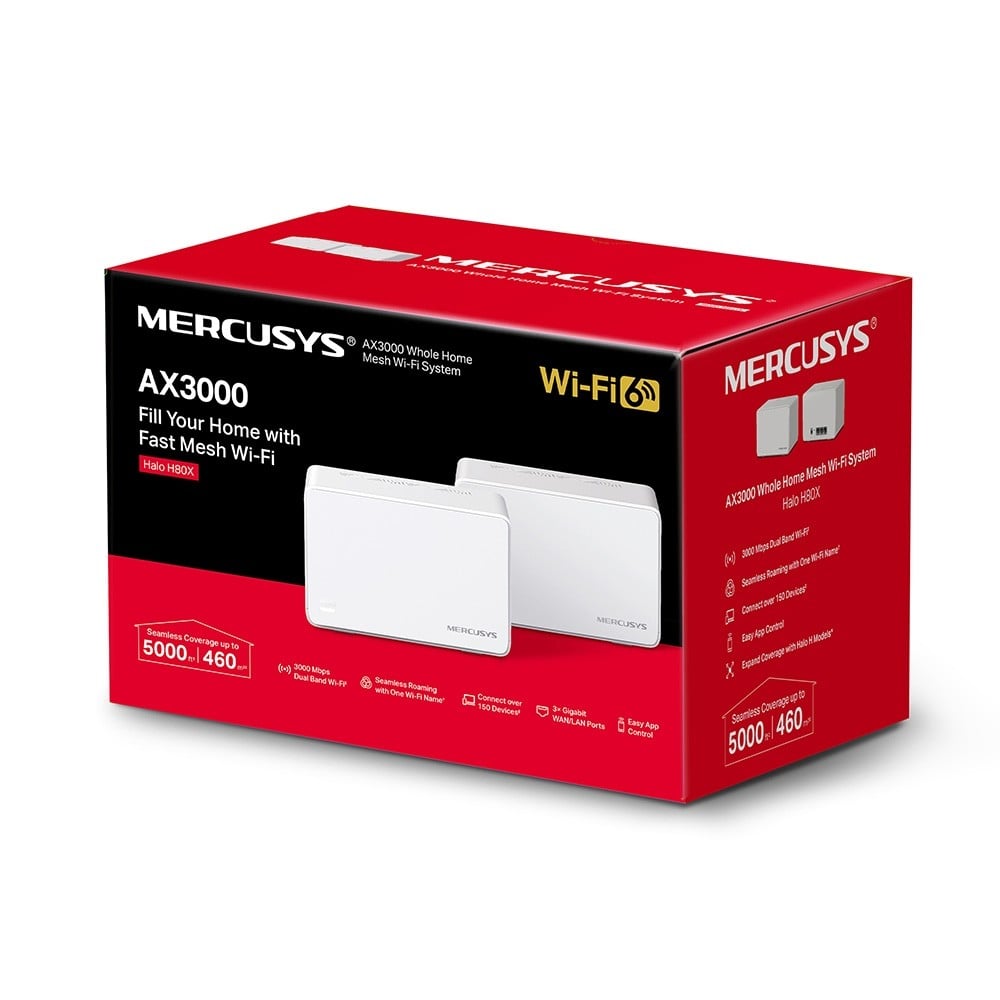MERCUSYS AX3000 WHOLE HOME MESH WI-FI 6 SYSTEM — miniatura 9