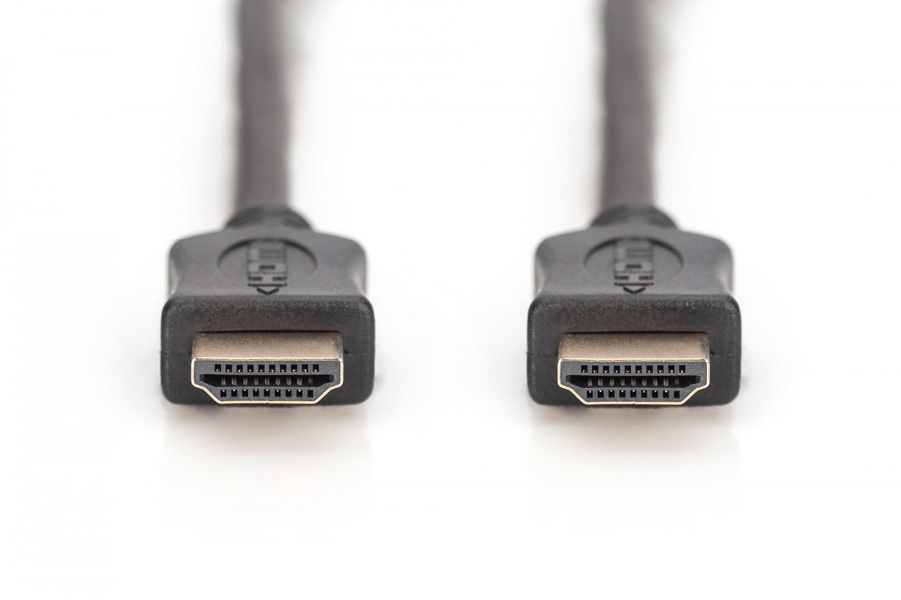DIGITUS CABO HDMI A M/M HIGH SPEED FULL HD 60p GOLD 2MT PRETO — miniatura 2