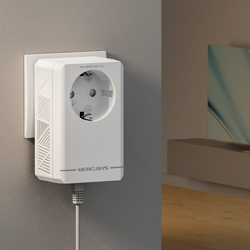 MERCUSYSGIGABIT PASSTROUGHT POWER LINE STARTER KIT — miniatura 6