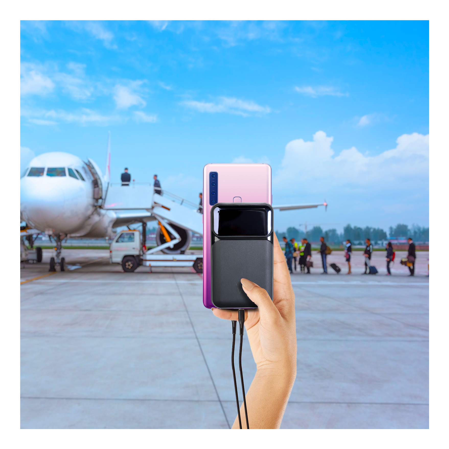 Ewent 65W Power Bank 20000mAh – Fast Charging External Battery with USB C Input & Output — miniatura 4