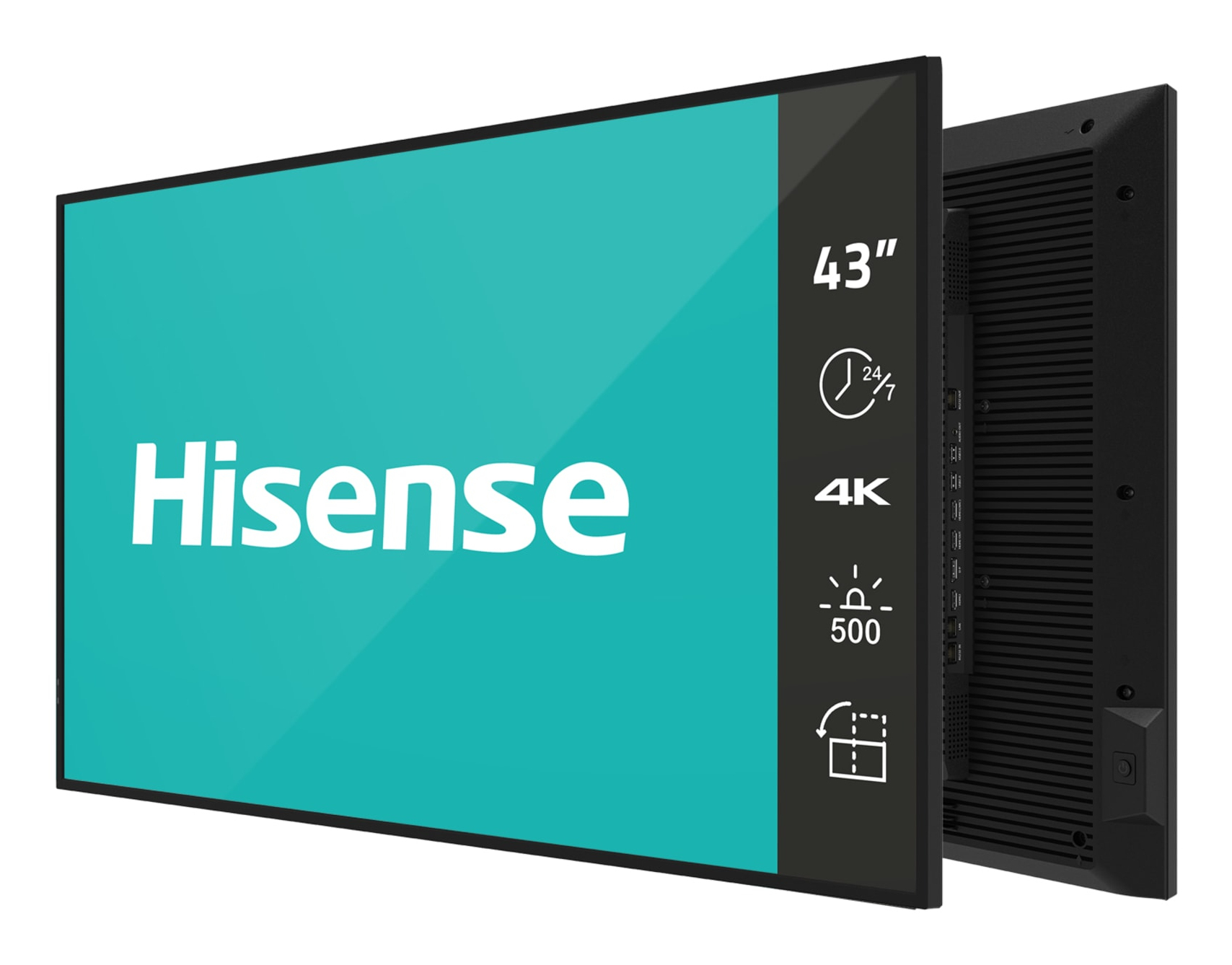 Hisense 43” 4K UHD IPS Digital Signage Display - 24/7 Operation — miniatura 2