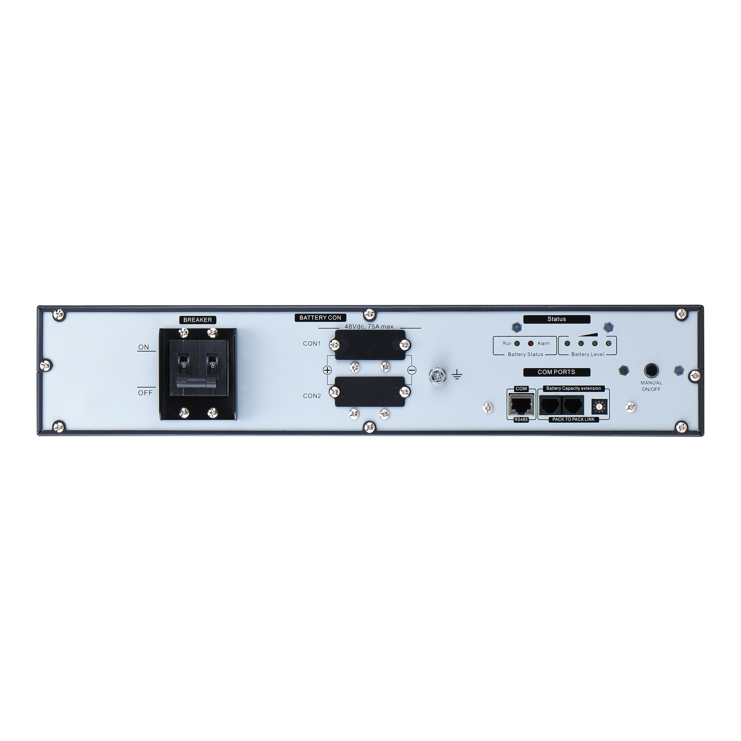 APC Easy UPS Lithium-ion External Battery Pack for 1/2/3kVA SRVL Extended runtime model, 48V 2400Wh, 2U Rackmount — miniatura 3