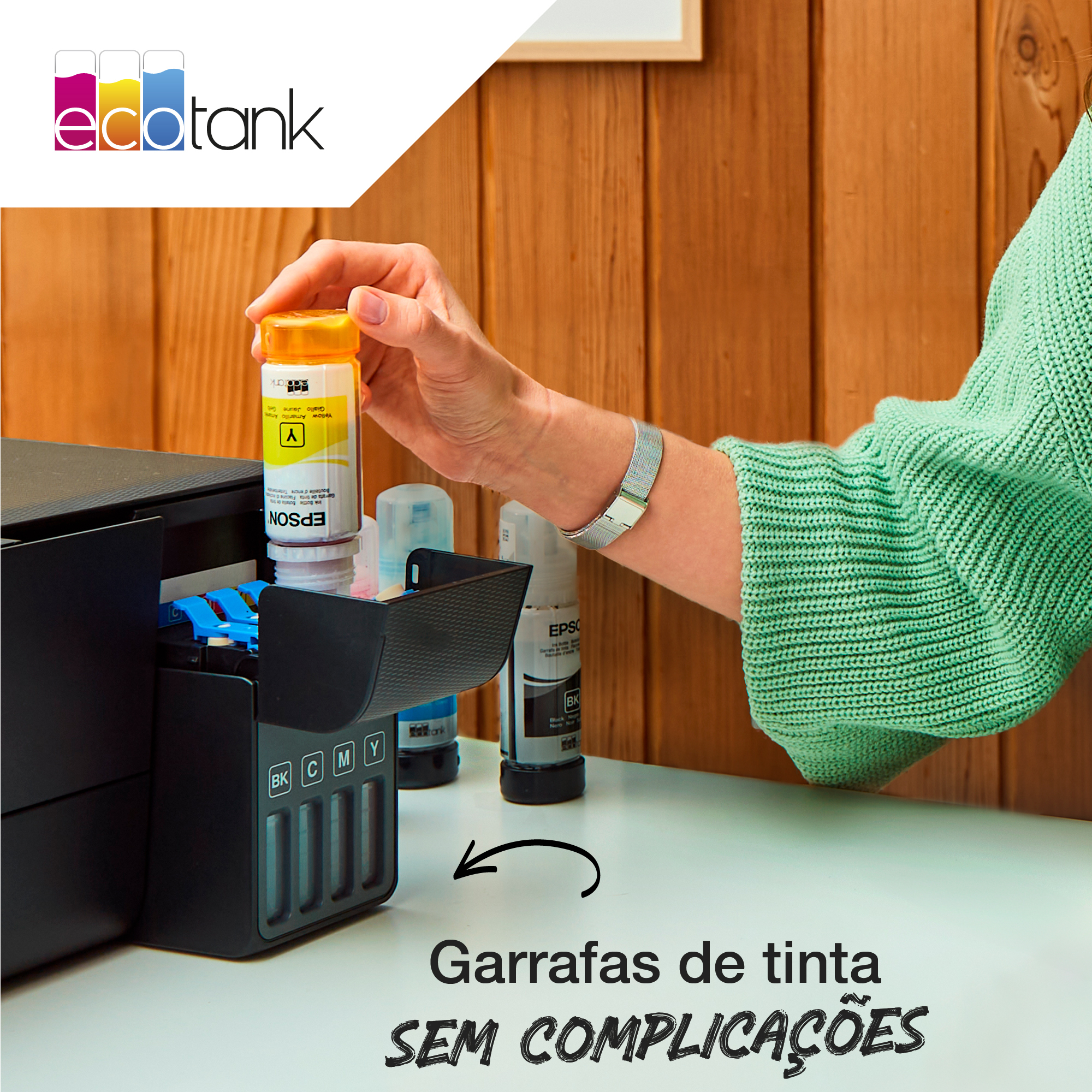 Epson Garrafa de tinta Ciano-Claro EcoTank 107 — miniatura 3