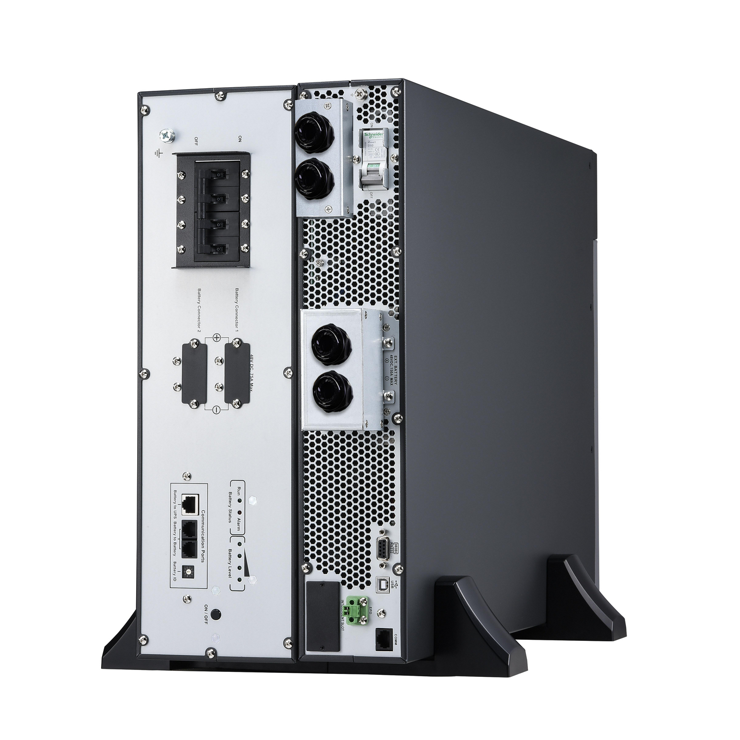 APC Easy UPS On-Line, 6kVA/6kW, Lithium-ion, Rack/Tower 5U, 230V, 1 Hard wire (1P+N+E) outlet, Intelligent Card Slot, Extended runtime, W/ rail kit — miniatura 5