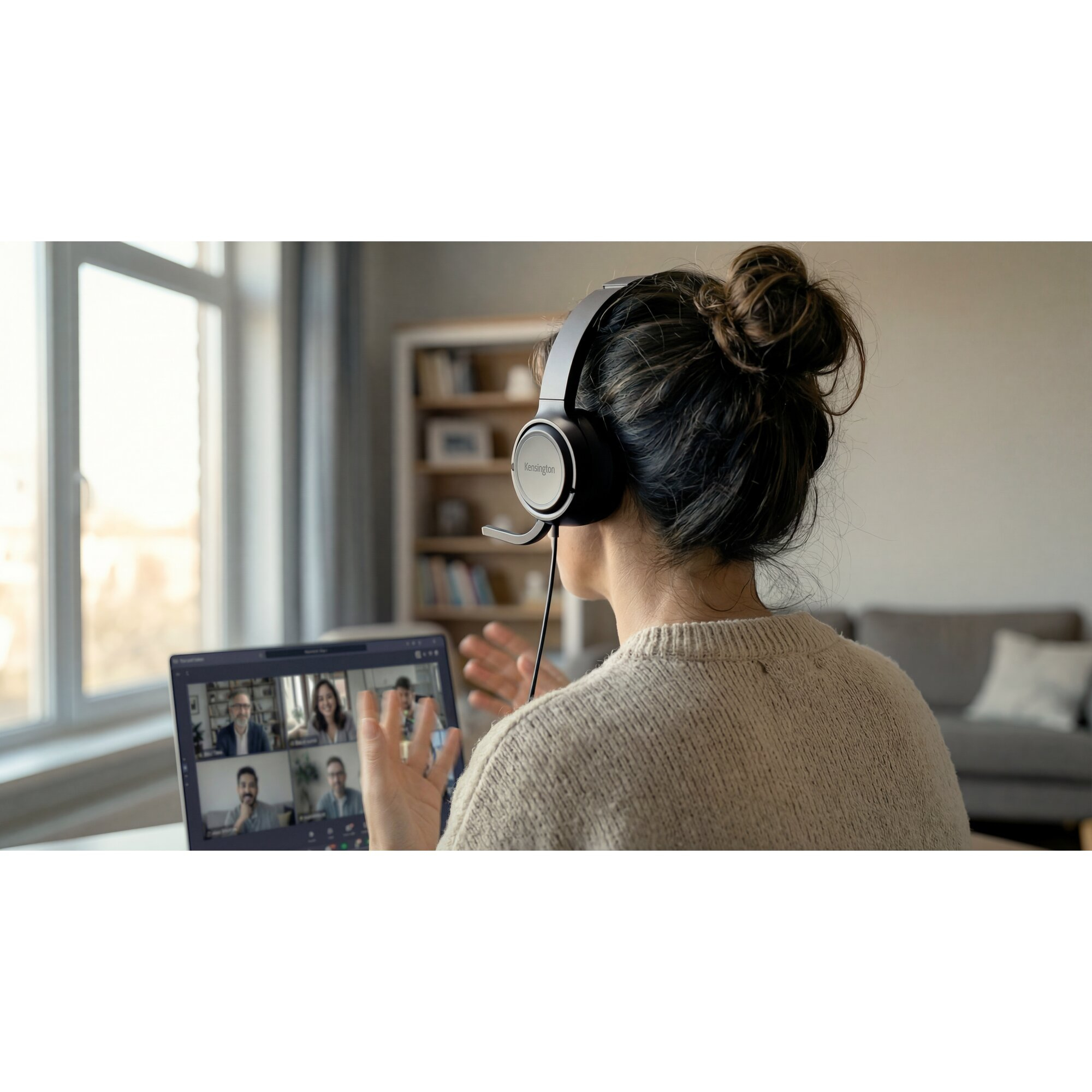 Kensington H950 EQ USB-C/USB-A Headset de Ouvido — miniatura 14