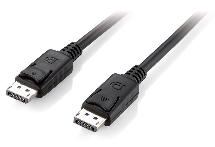 EQUIP CABO DISPLAYPORT 1.2 4K/60HZ M/M 1MT PRETO — miniatura 2