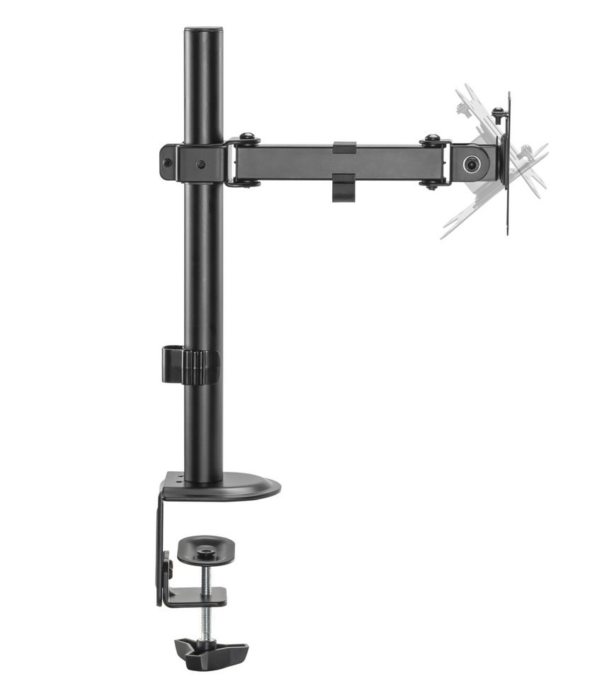 EQUIP ERGO SUPORTE SECRETARIA 1 MONITOR 17" 32" ROTACAO 360º 650156 — miniatura 2
