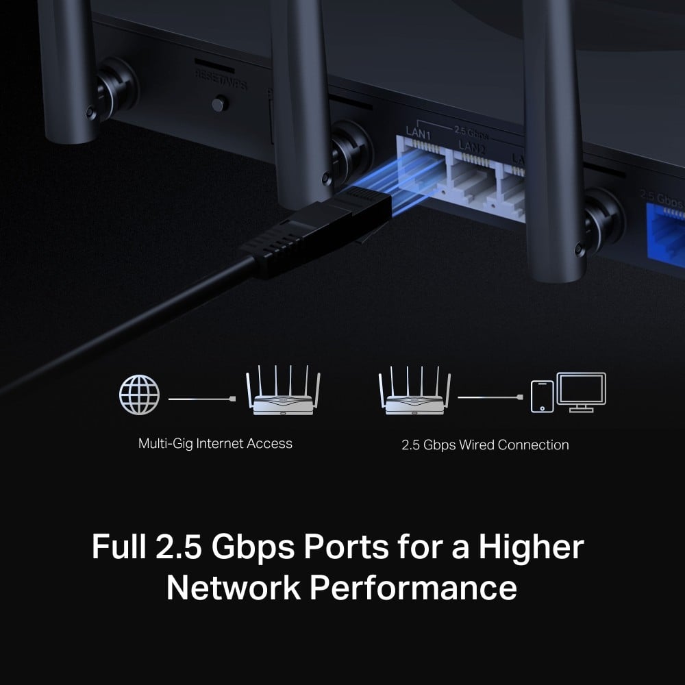 MERCUSYS ROUTER WIFI BE9300 WIFI7 — miniatura 6