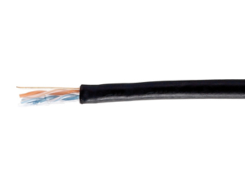 EQUIP BOBINE CABO DE REDE EXTERIOR CAT6A U/UTP 305M LSZH COBRE PRETO — miniatura 3