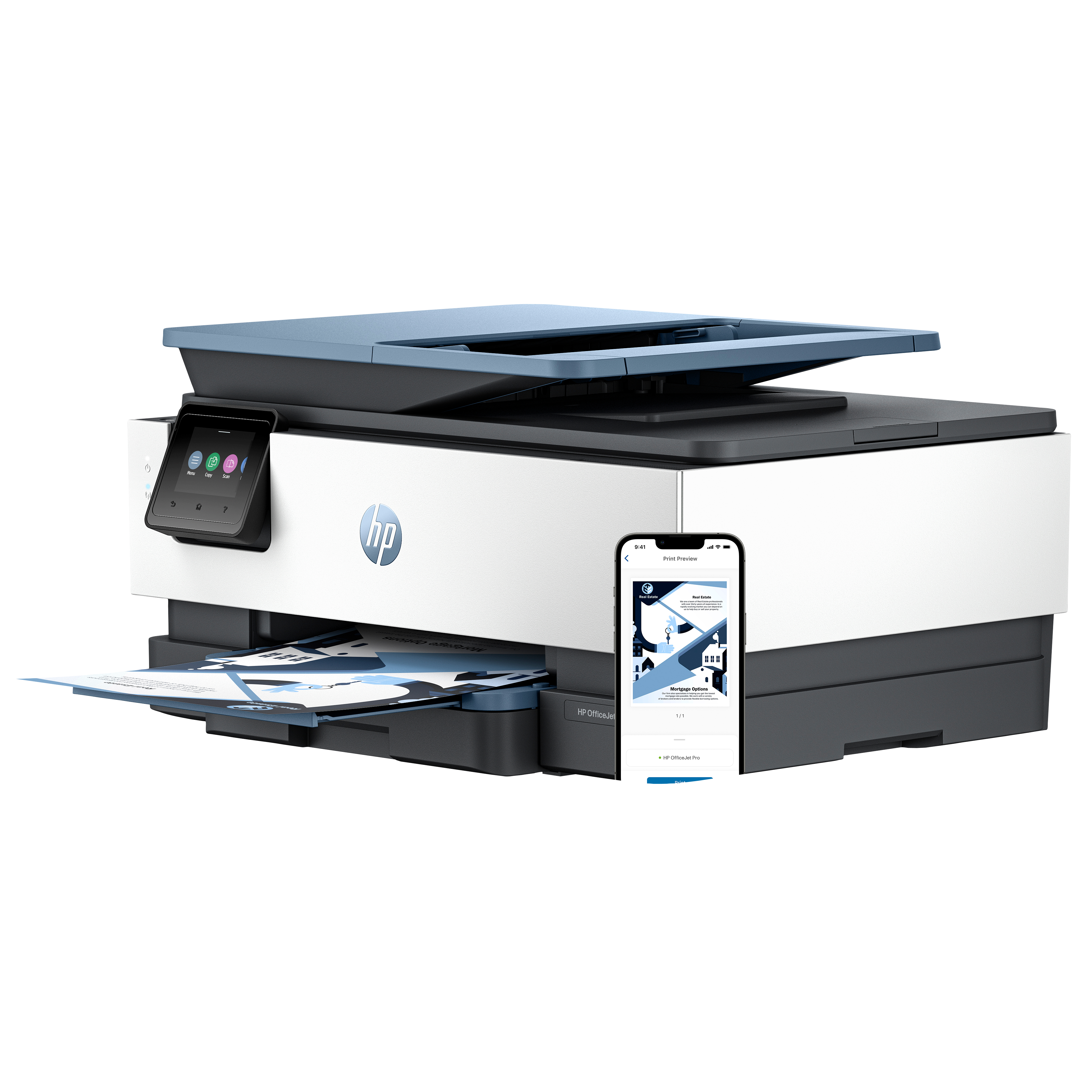 HP OfficeJet Pro 8125e Sem fios All-in-One Cor Impressora, Instant Ink; Impressão frente e verso — miniatura 6