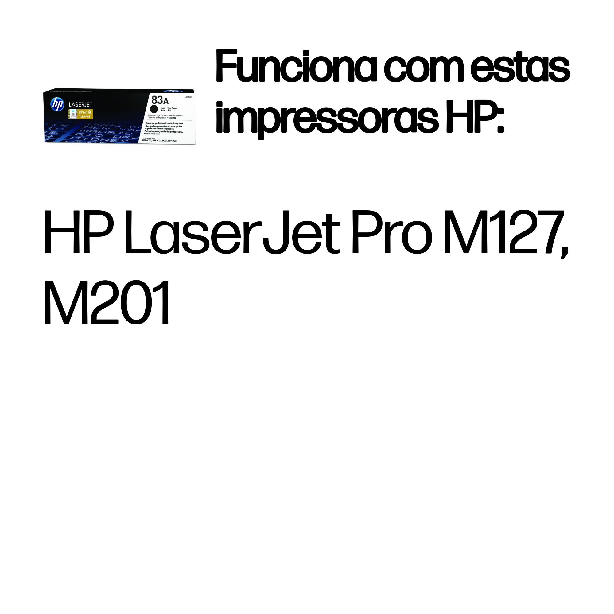 HP Toner LaserJet Original 83A Preto — miniatura 2