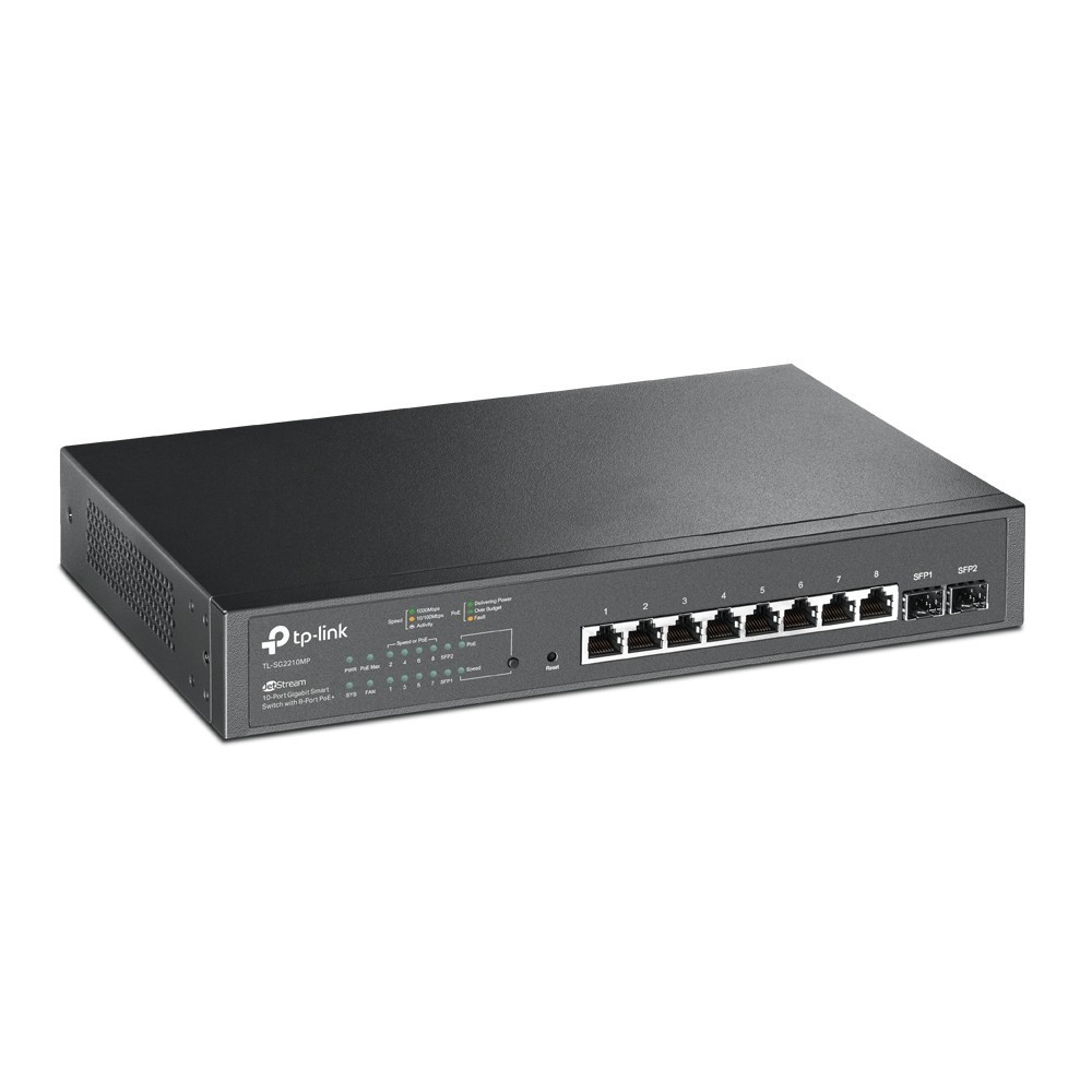 TP-LINK SWITCH JETSTREAM 10PORT GIGABIT SMART W/ 8PORT POE+ — miniatura 4