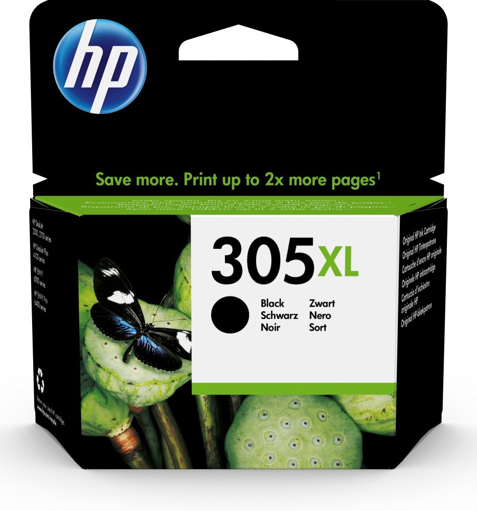 HP TINTEIRO ALTO RENDIMENTO PRETO 305XL — miniatura 3