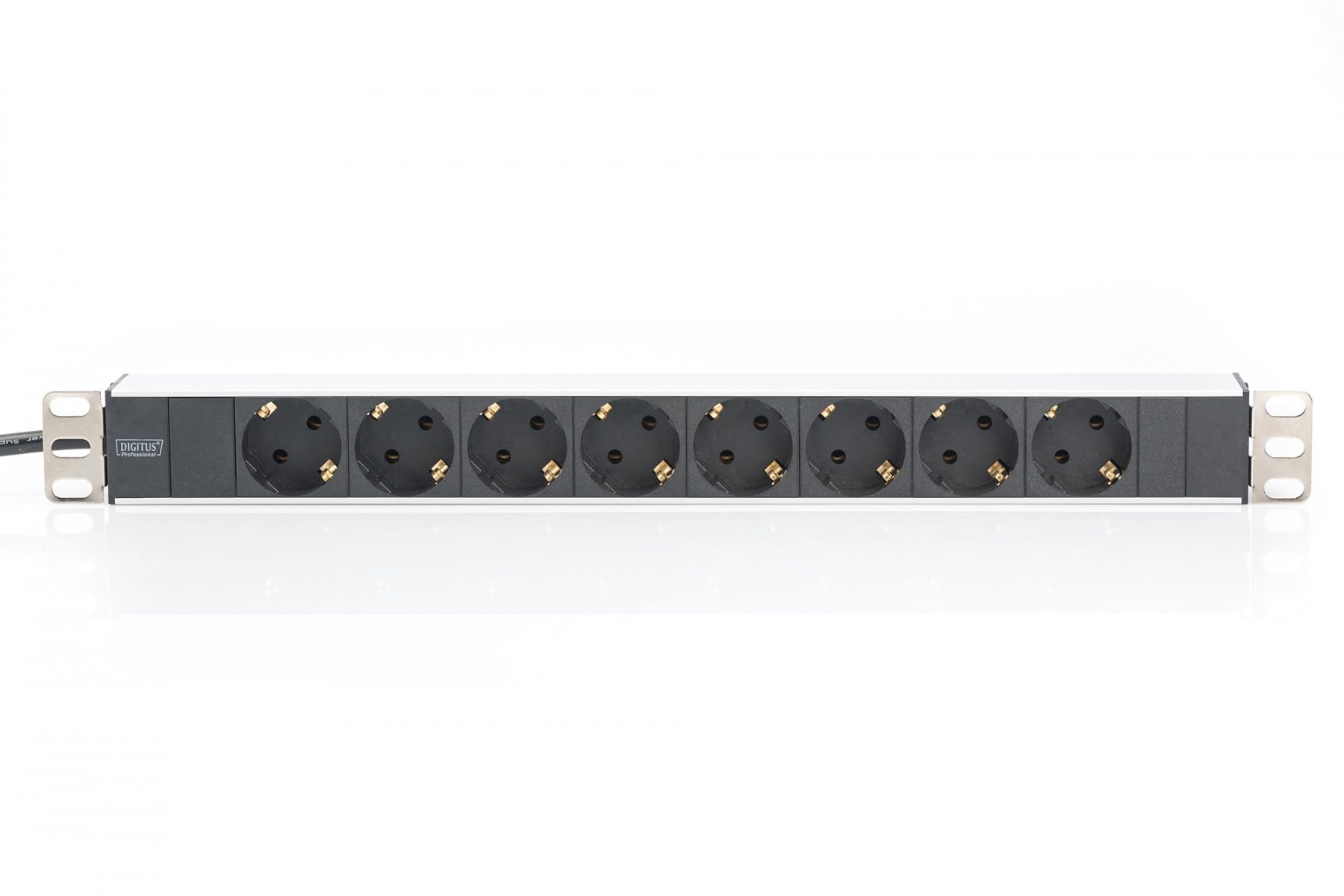 DIGITUS REGUA TOMADAS 19" 8xSCHUKO 16A 4000W C/ CABO 2MT PDU — miniatura 2