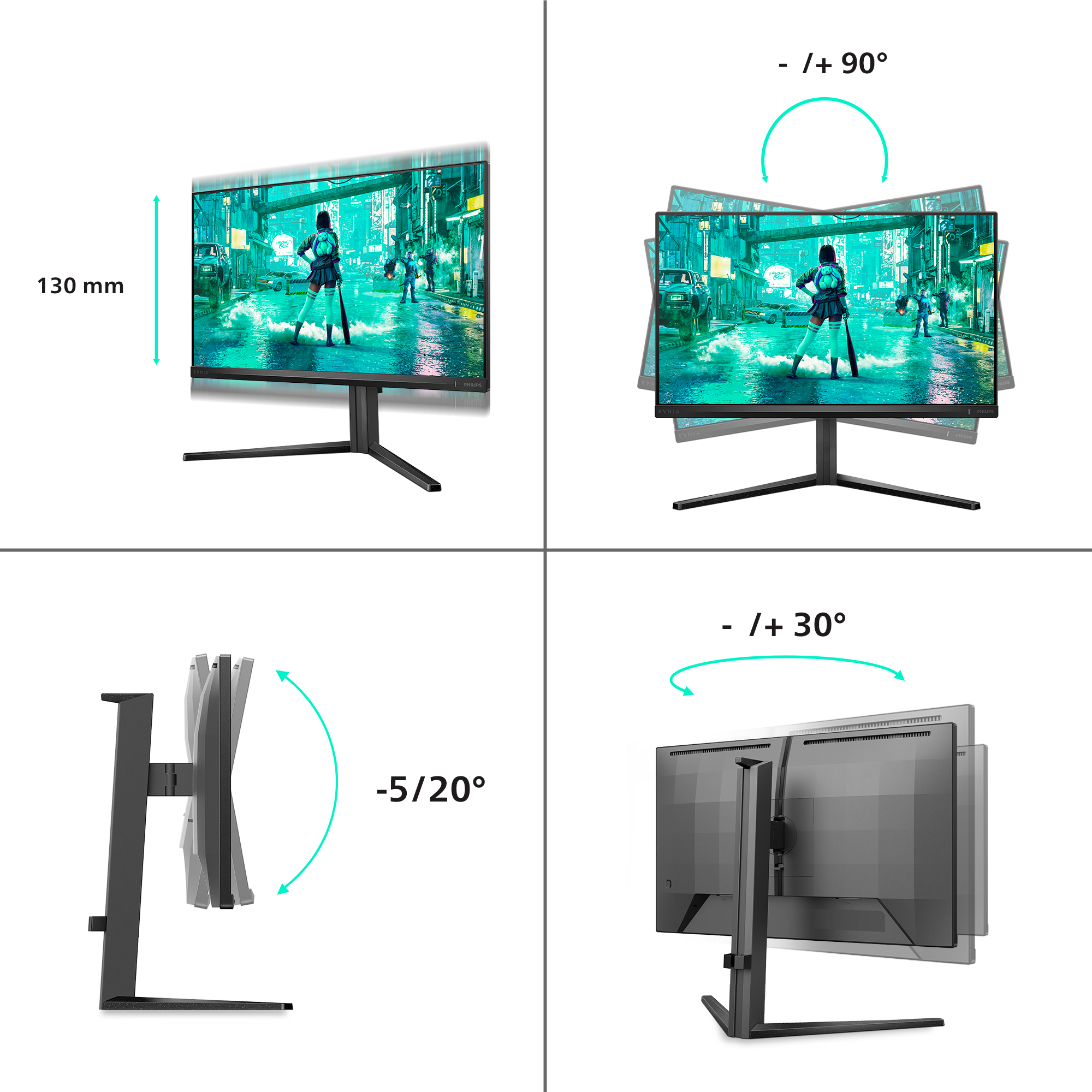 Philips Evnia 24M2N3200A/00 — miniatura 4
