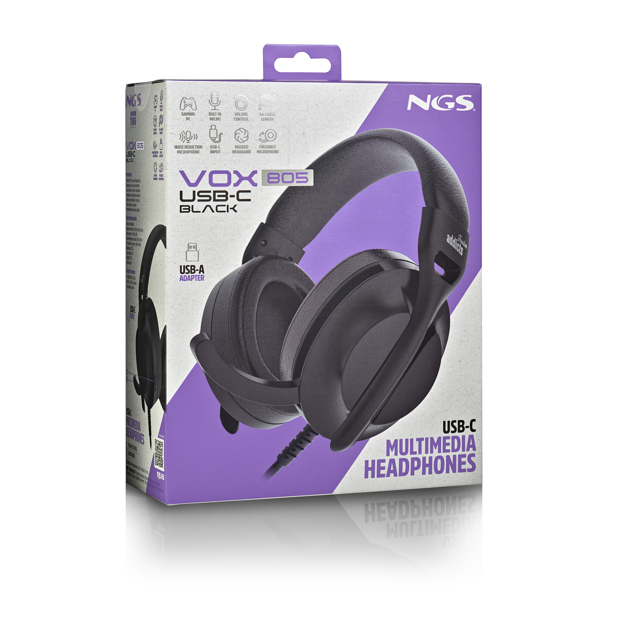 NGS VOX805 USB-C BLACK — miniatura 5