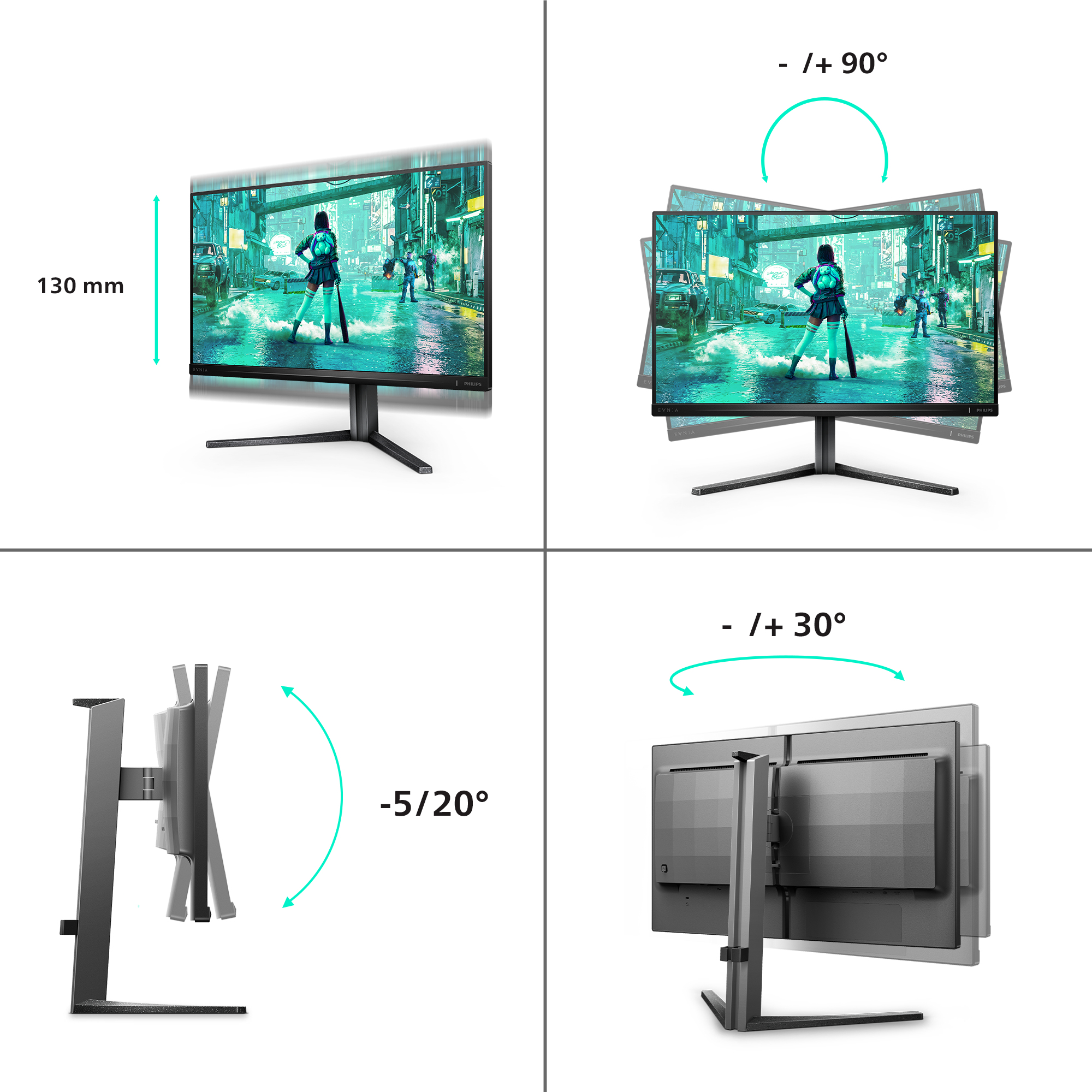 Philips Evnia 25M2N3200W/00 — miniatura 3