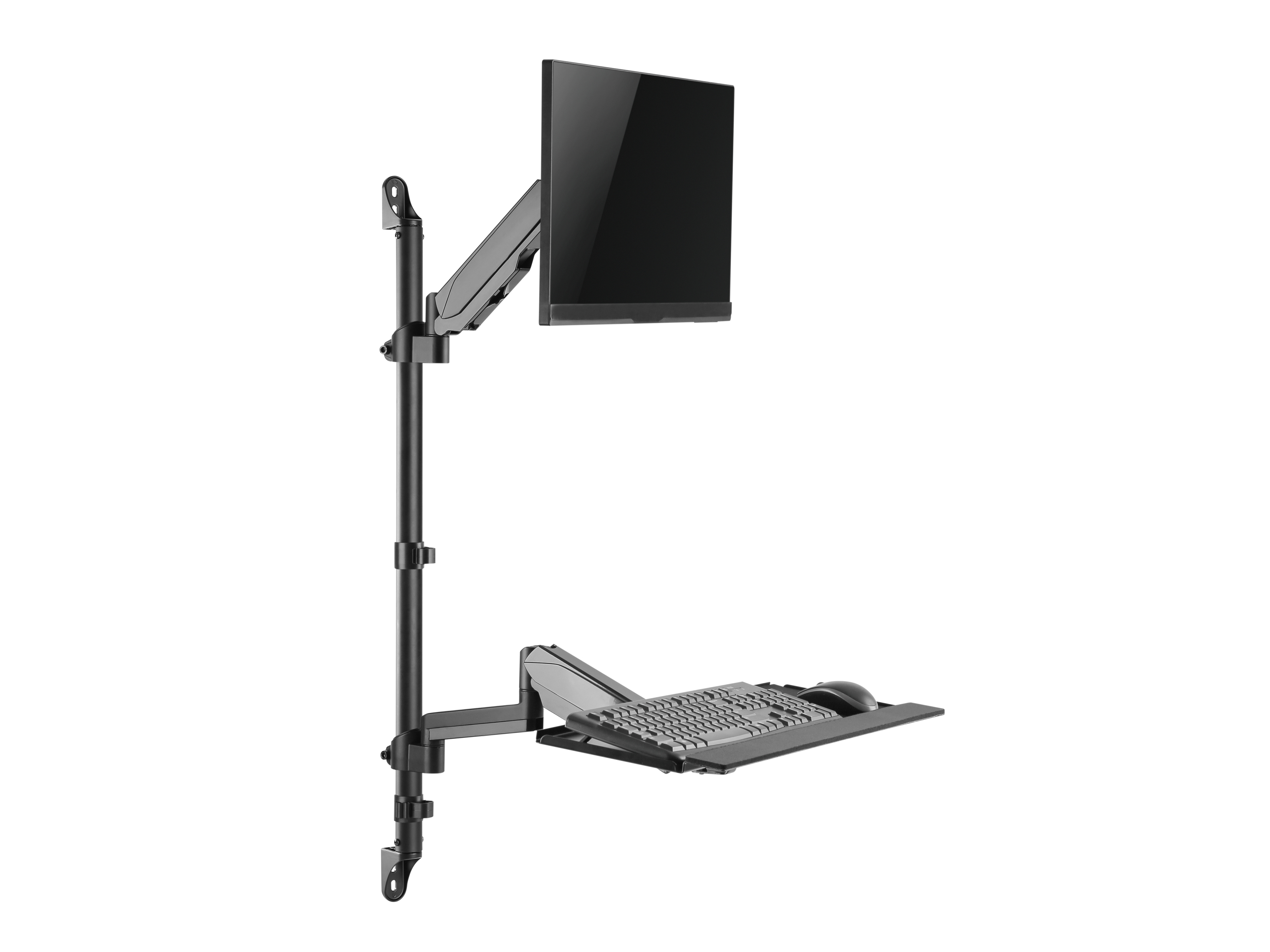 Equip Estação de trabalho de parede para monitor único de 17"-32” — miniatura 8
