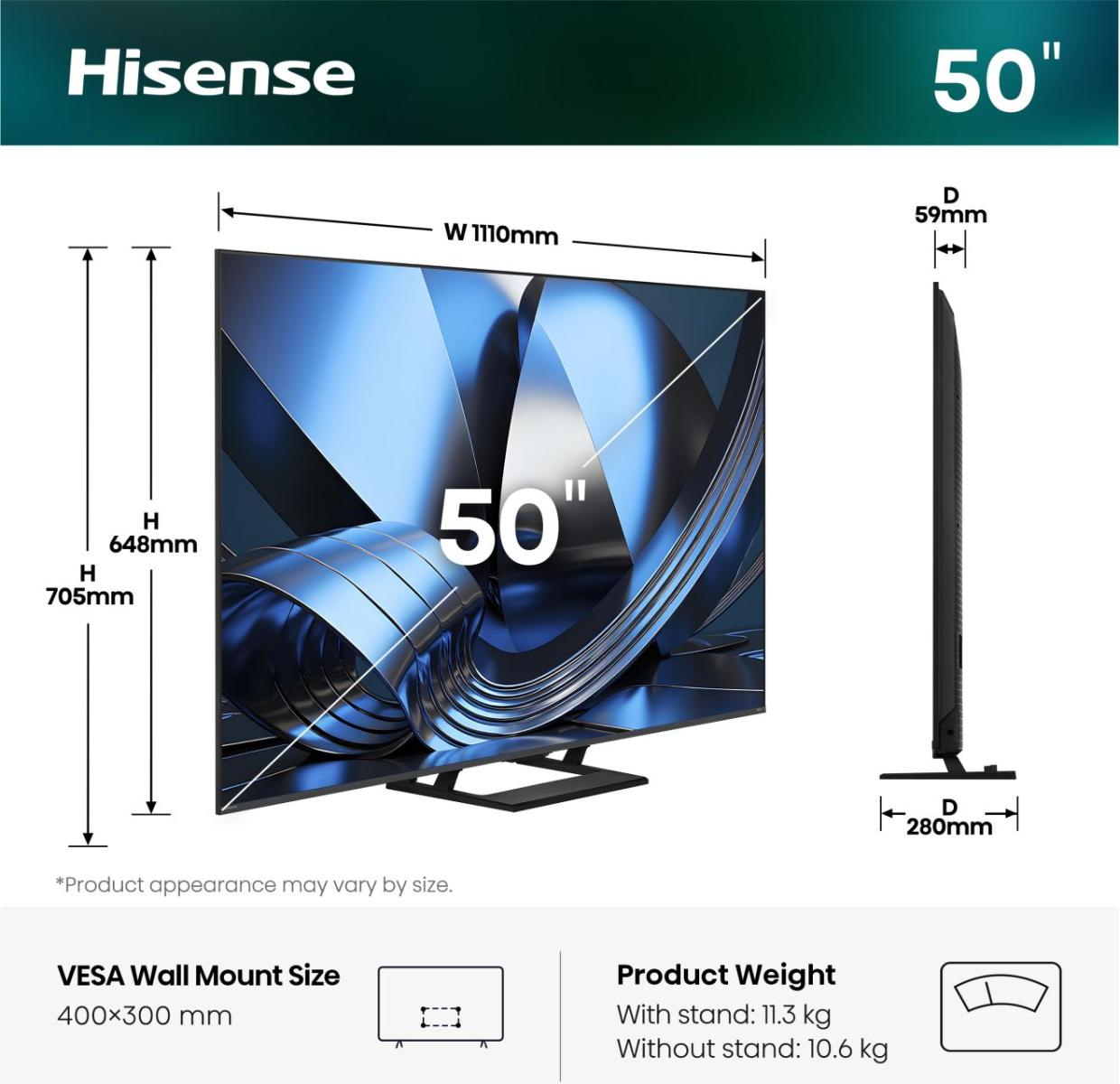 Hisense 50U7SE — miniatura 2