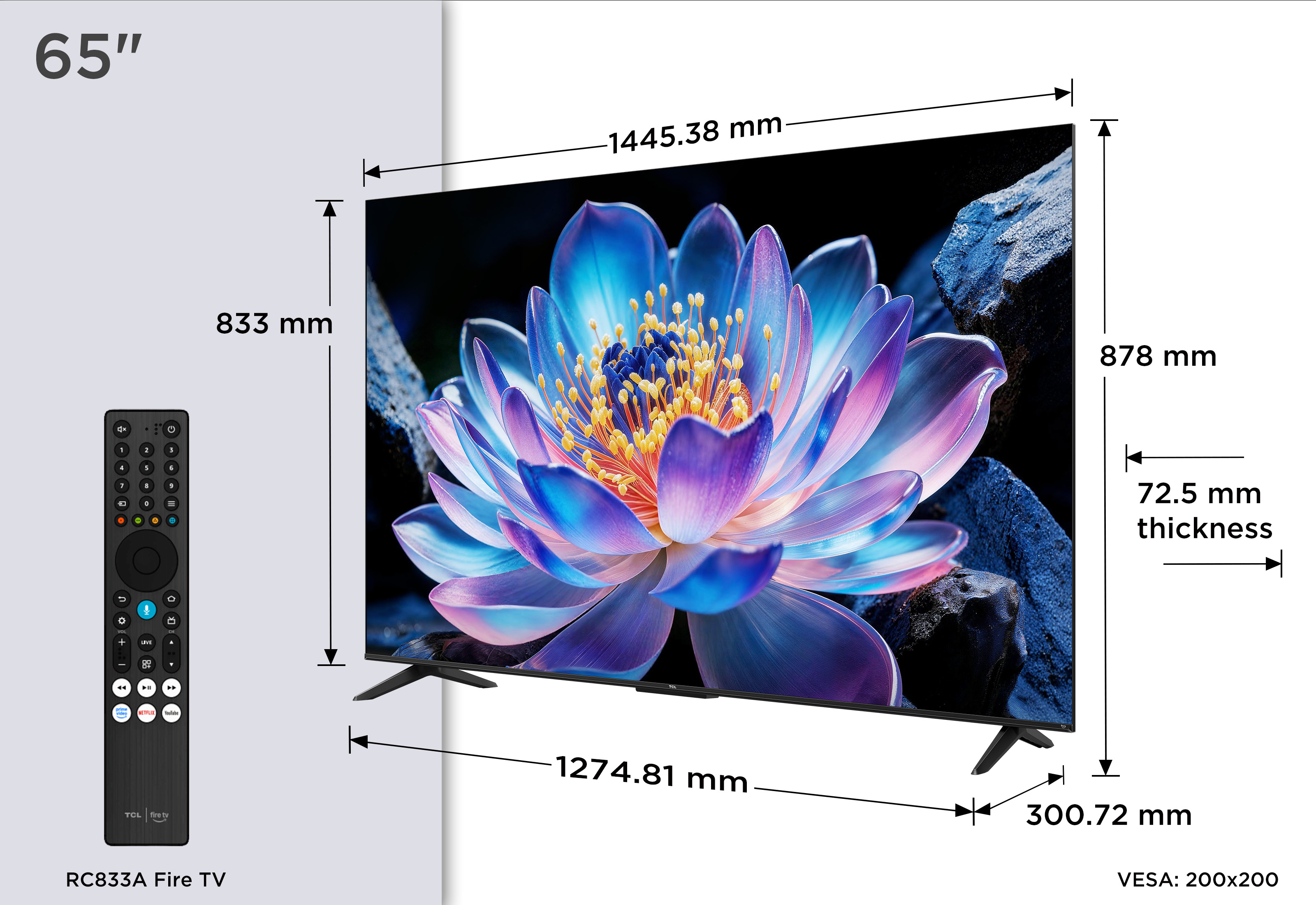 TCL V6D Televisão Smart TV Series 65V6D (2026) 65"/165,1 cm LED 4K UHD Fire TV — miniatura 10
