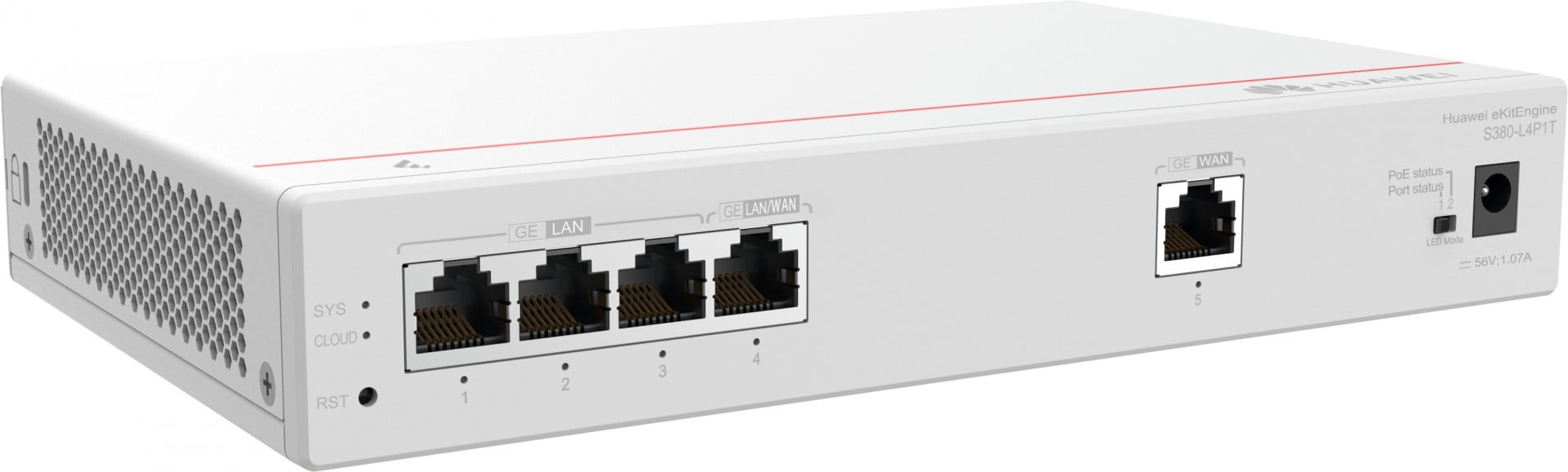 HUAWEI GATEWAY S380-L4P1T GIGABIT ETHERNET 10/100/1000 POE #PROMO FIM STOCK# — miniatura 2