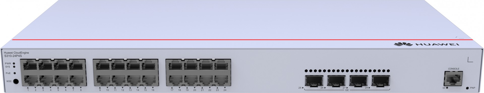 HUAWEI S310-24P4S SWITCH 24 10/100/1000BASE-T PORTS 4 GE SFP PORTS POE #PROMO# — miniatura 4