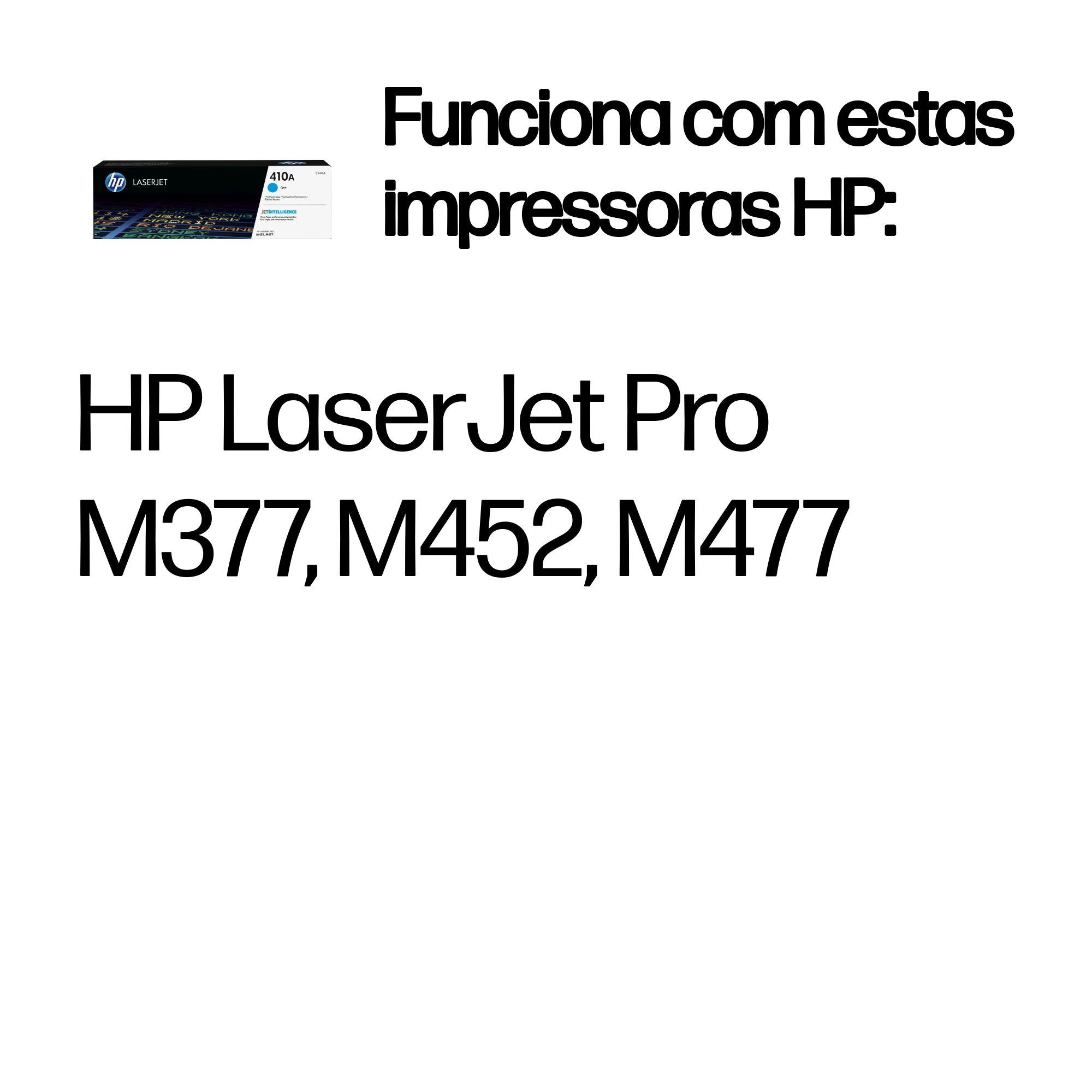 HP Toner LaserJet original 410A ciano — miniatura 2