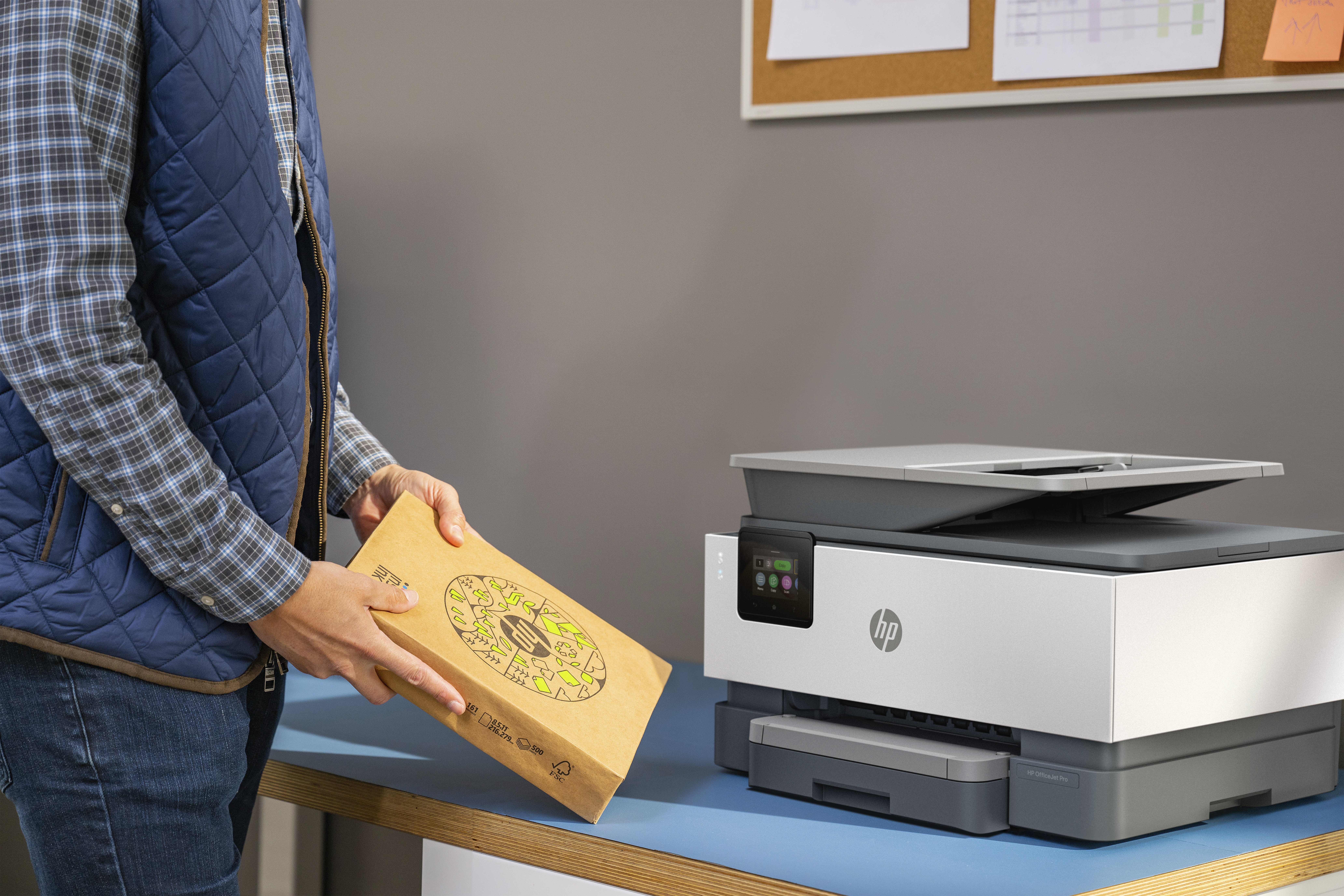 HP OfficeJet Pro 9120b Sem fios All-in-One Cor Impressora, Impressão frente e verso; Copiadora, scanner — miniatura 11