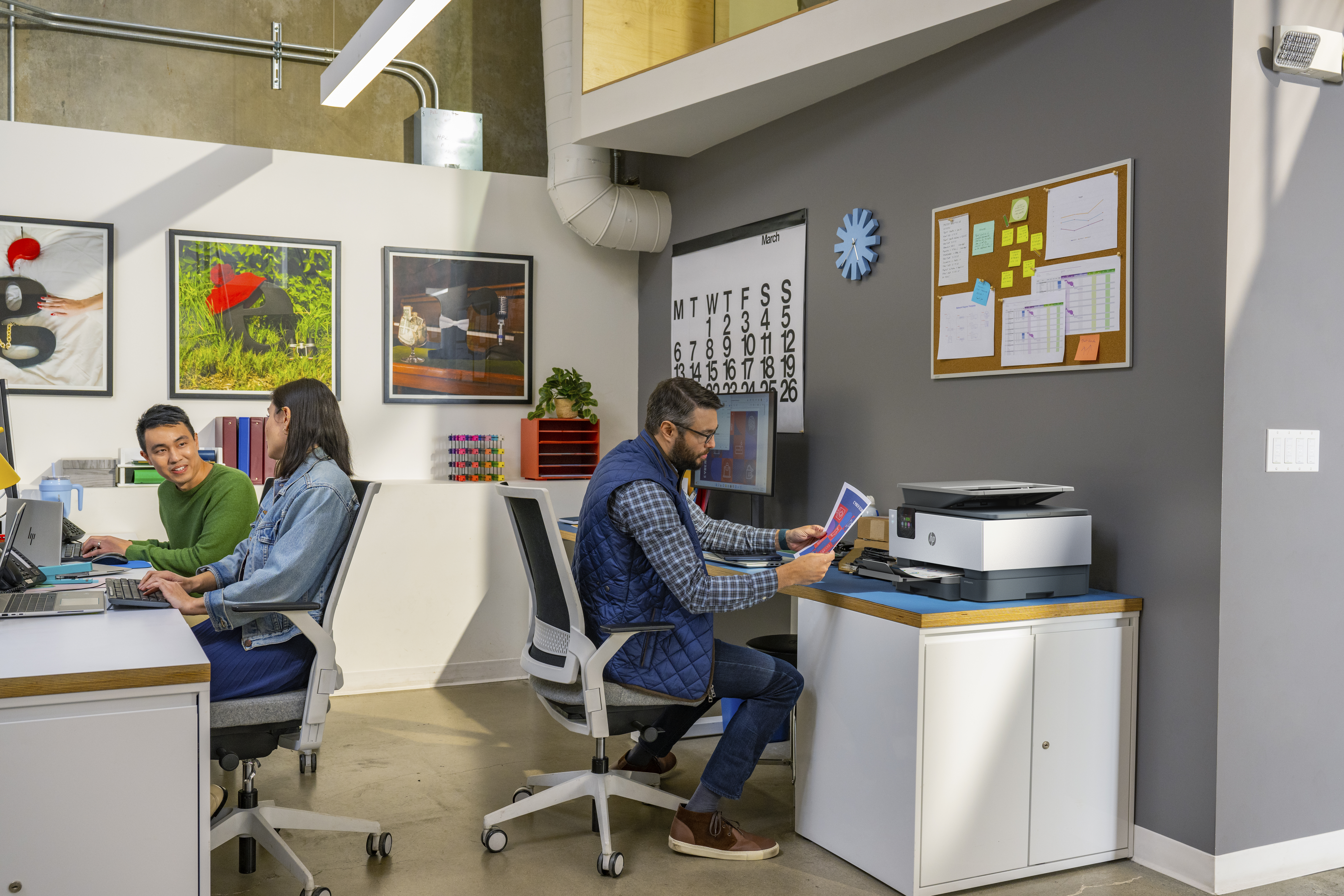 HP OfficeJet Pro 9120b Sem fios All-in-One Cor Impressora, Impressão frente e verso; Copiadora, scanner — miniatura 13