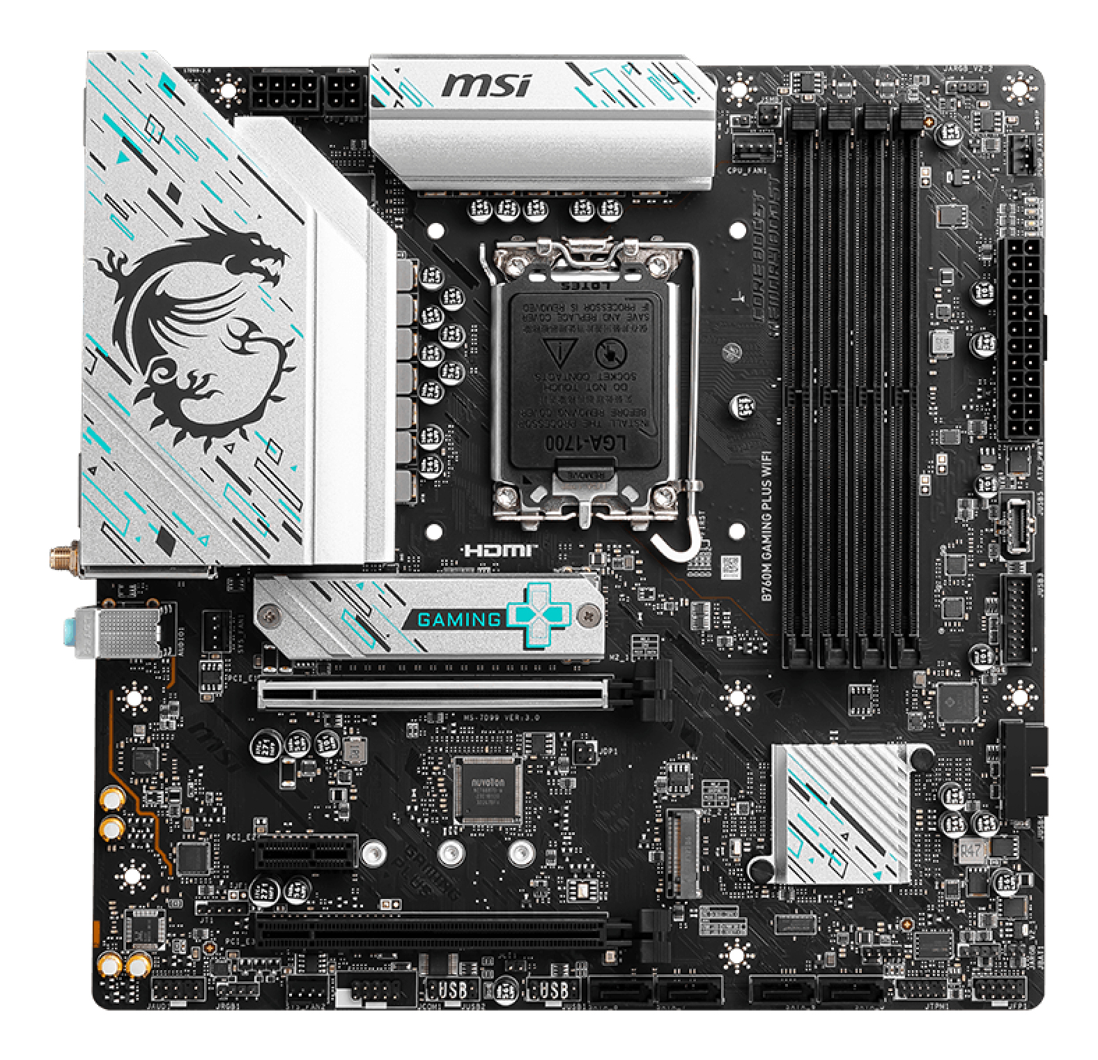 MSI B760M GAMING PLUS WIFI — miniatura 2