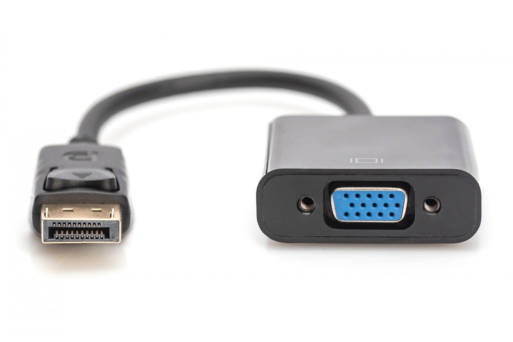 DIGITUS ADAPTADOR DISPLAYPORT VGA M/F 0.15MT PRETO — miniatura 2