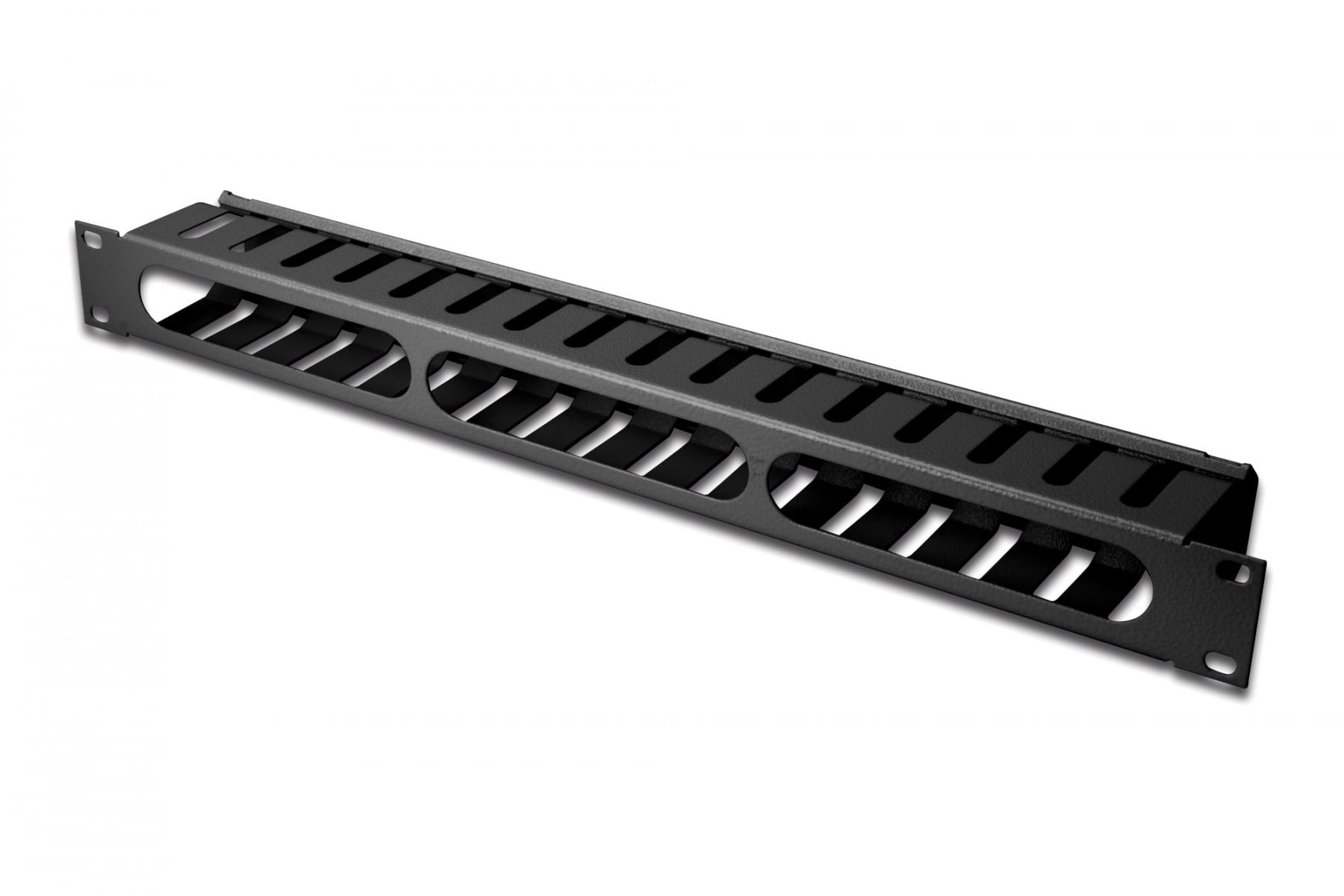 DIGITUS PAINEL ORGANIZADOR CABOS TAMPA 1U 19" PRETO — miniatura 3