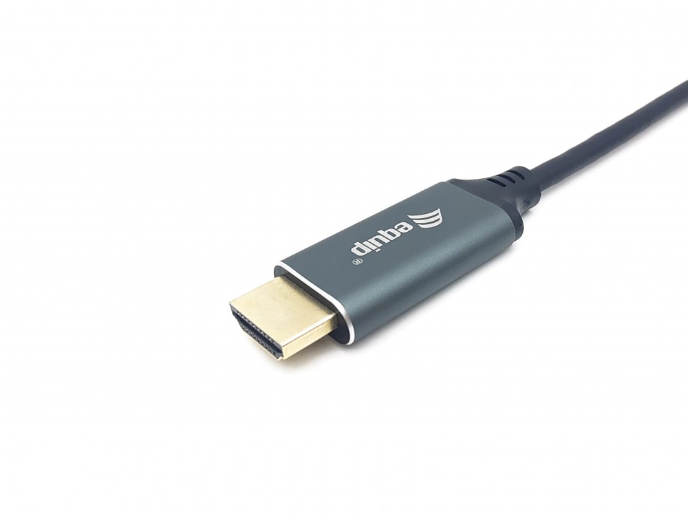 EQUIP CABO USB-C TO HDMI M/M 4K/60HZ ALUMINUM SHELL 3.0MT — miniatura 2