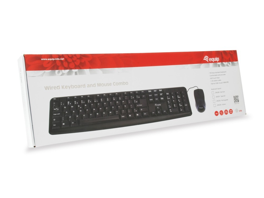 EQUIP LIFE TECLADO & RATO C/ FIOS USB #MEGA PROMO 2026# — miniatura 5