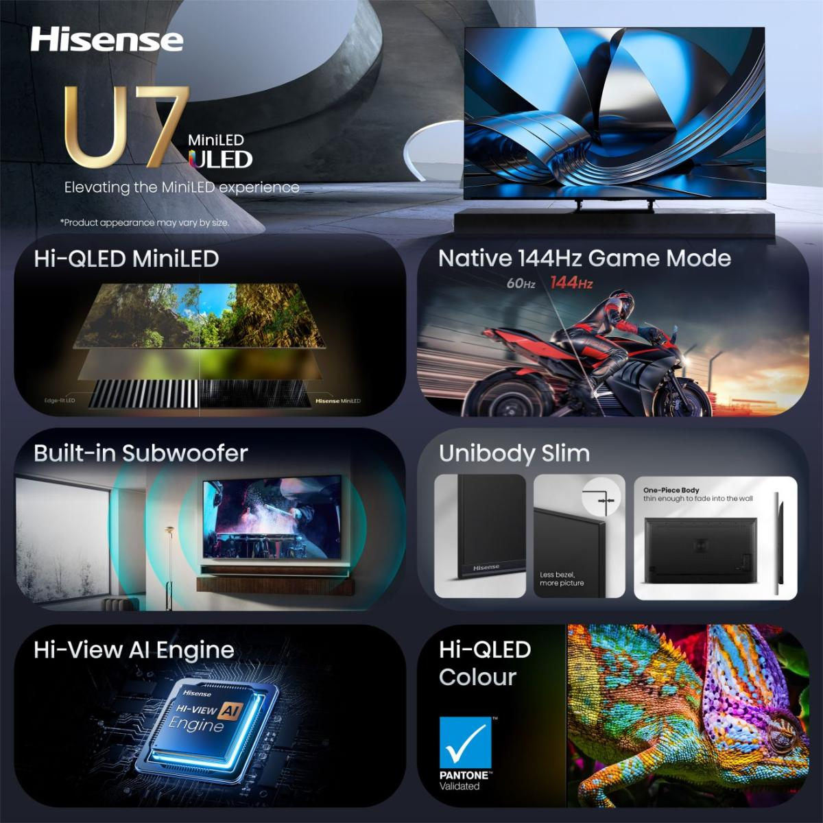 Hisense 55U7SE — miniatura 3