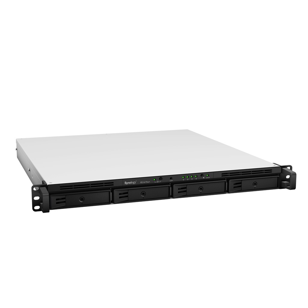 Synology RackStation RS1619xs+ - Servidor NAS - 4 baias - montável em bastidor - SATA 6Gb/s - RAID (expansão de disco rígido) 0, 1, 5, 6, 10, JBOD, RAID F1 - RAM 8 GB - Gigabit Ethernet - iSCSI assistência - 1U — miniatura 6