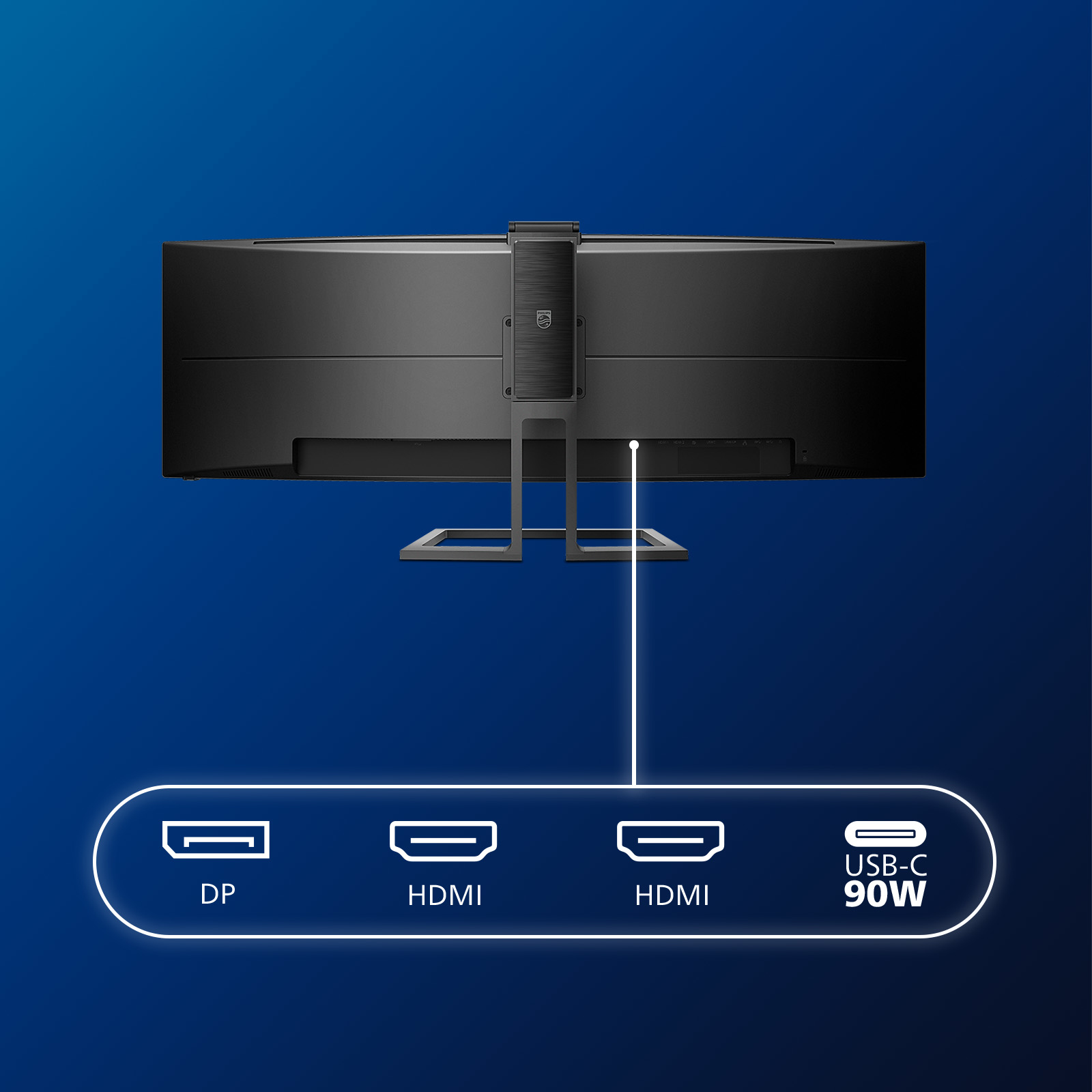 Philips P Line Ecrã LCD curvo SuperWide 32:9 499P9H/00 — miniatura 5