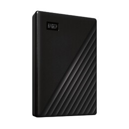WD My Passport WDBPKJ0050BBK - Disco rígido - encriptado - 5 TB - externa (portátil) - USB 3.2 Gen 1 - 256-bits AES - preto — miniatura 3