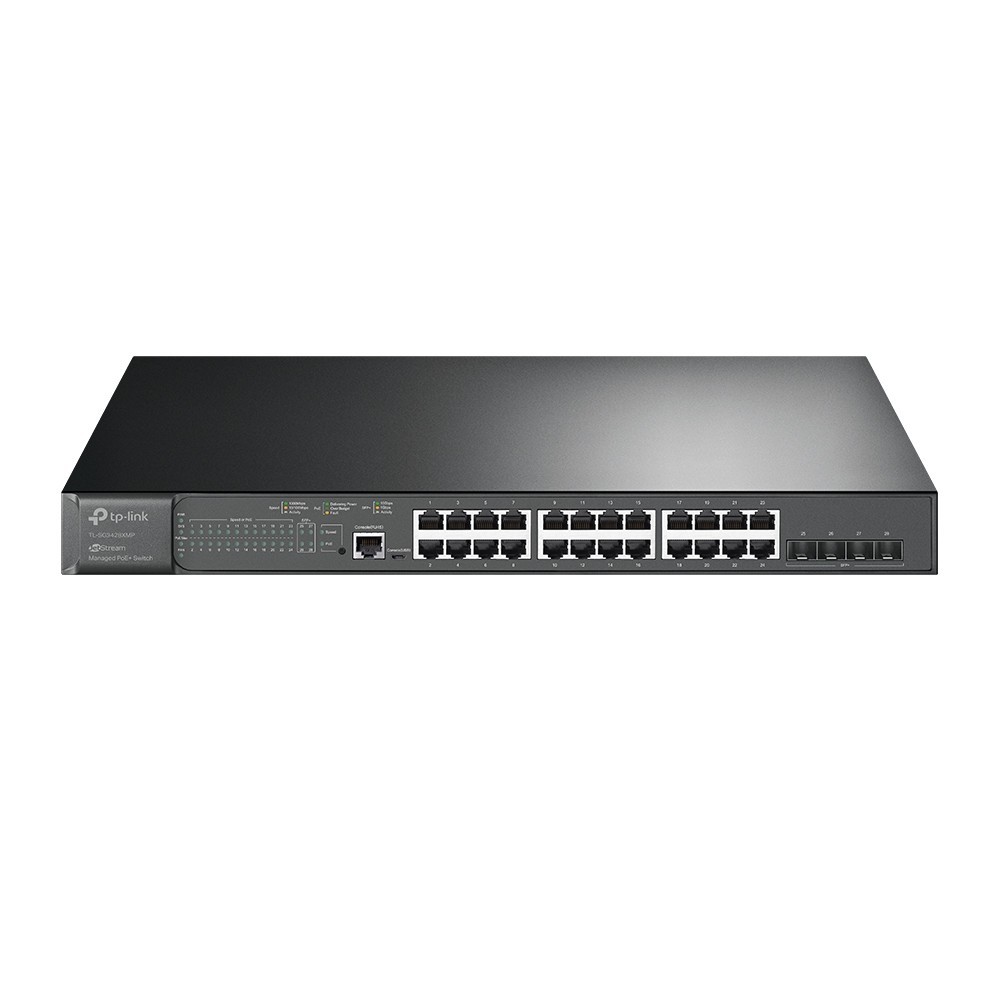 TP-LINK JETSTREAM 24PORT GIGABIT AND 4PORT 10GE SFP+ L2+ MANAGED SWITCH WITH — miniatura 2