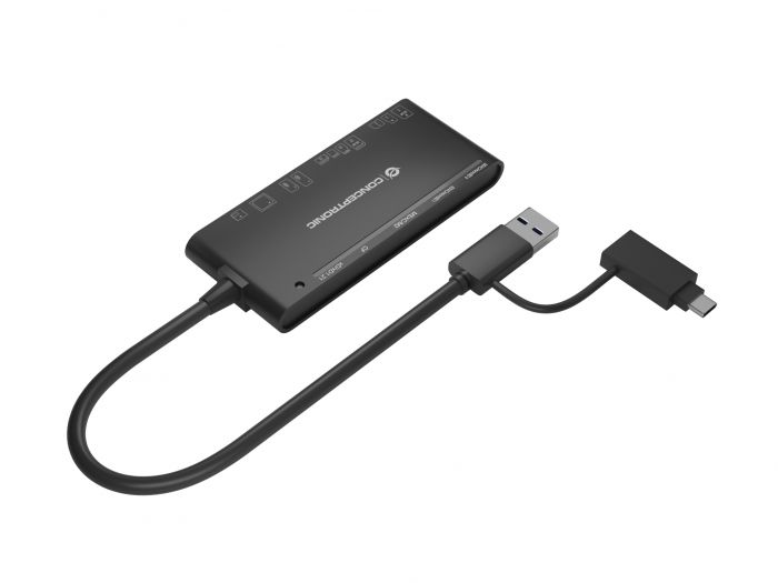 CONCEPTRONIC LEITOR CARTOES USB3 E USB-C 7 EM 1 — miniatura 3
