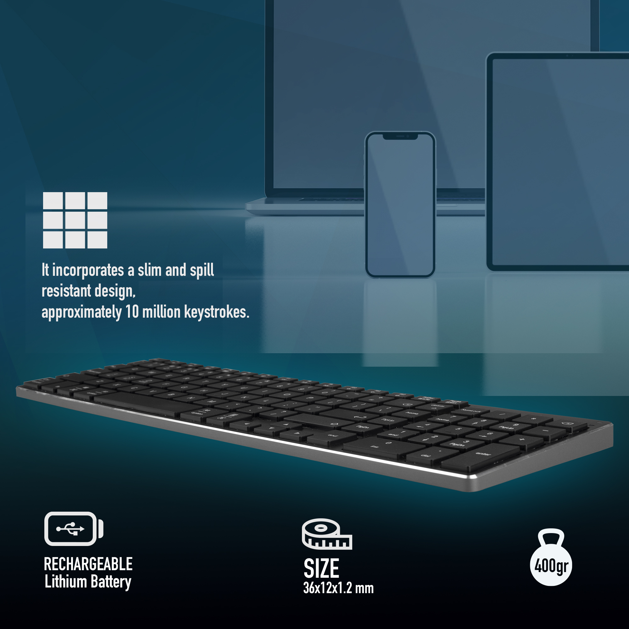 NGS FORTUNE-BT, QWERTY, PT — miniatura 11