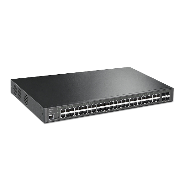 TP-LINK SWITCH 48PORT GIGABIT 4PORT 10GE SFP+ L2+ MANAGED WITH 48PORT POE — miniatura 2