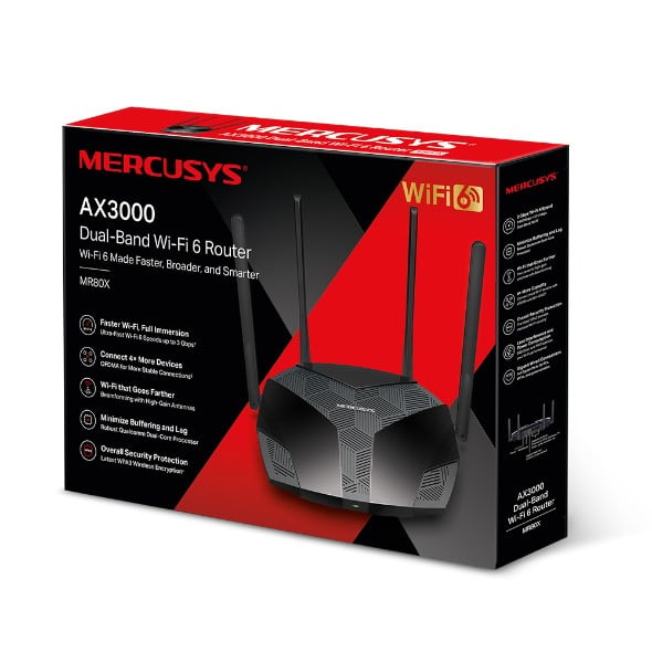 MERCUSYS AX3000 DUAL-BAND WI-FI 6 ROUTER — miniatura 9