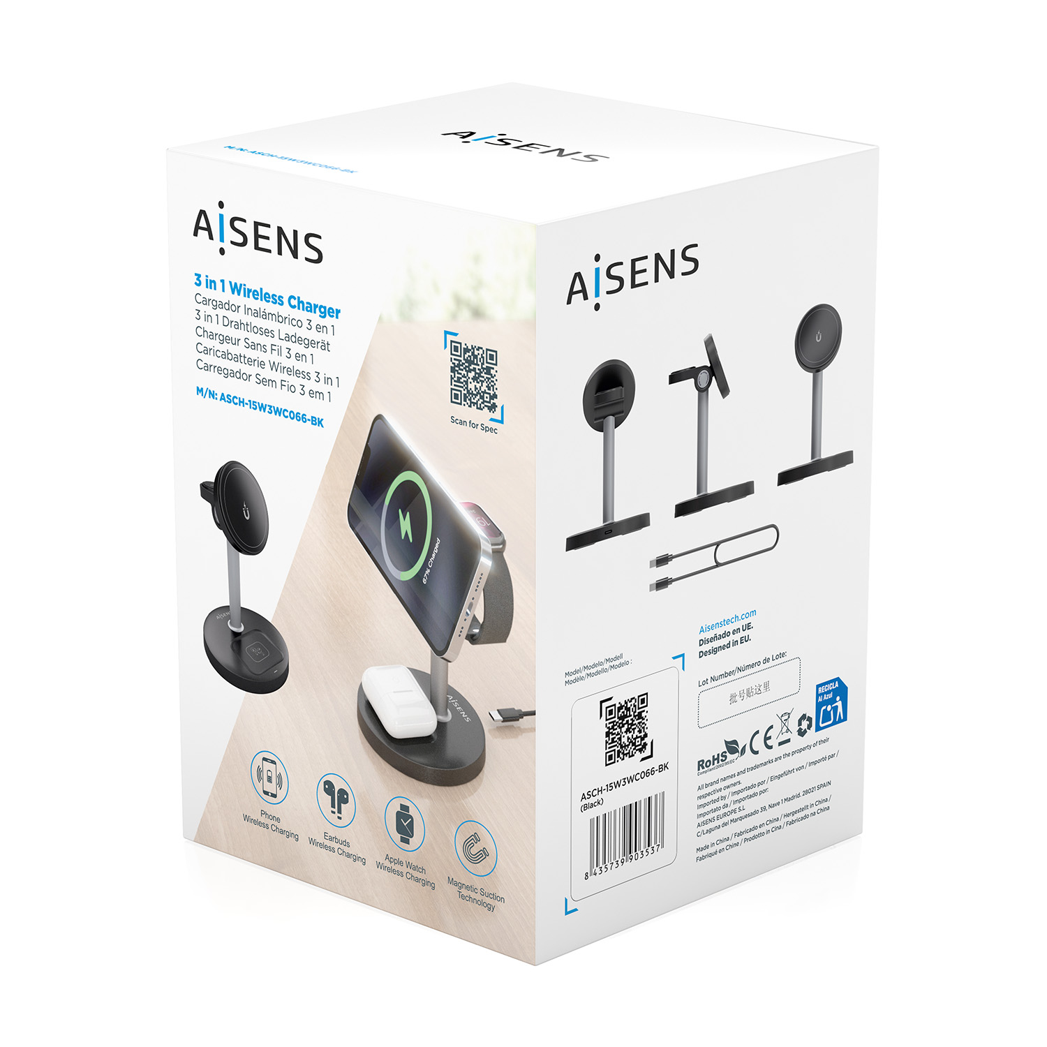AISENS ASCH-15W3WC066-BK — miniatura 7