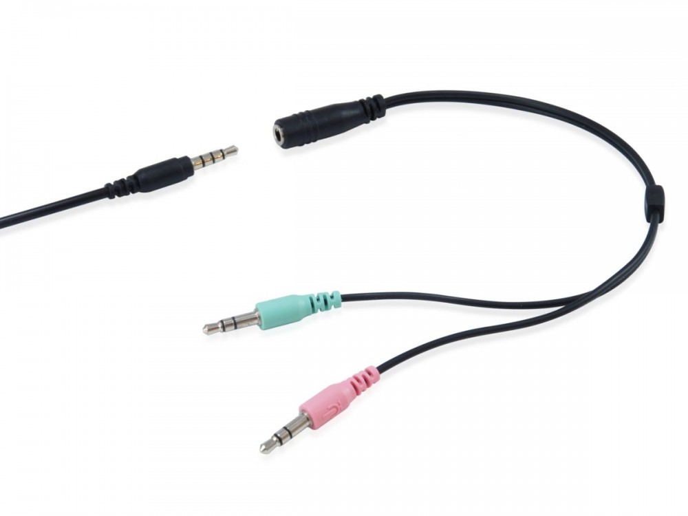 EQUIP LIFE HEADSET C/MICRO C/COMAN VOL 3.5"+ ADAP 2 JACKS — miniatura 5