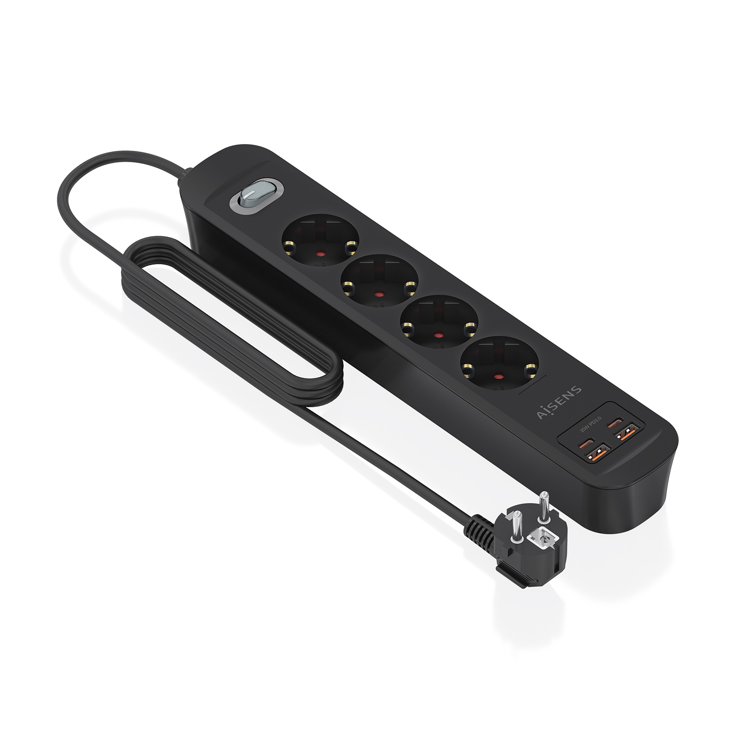 AISENS ASPS-2A2C13-BK — miniatura 2