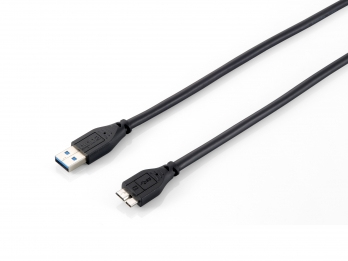 EQUIP CABO USB 3.0 A TO MICRO-B M 1.80MT PRETO — miniatura 3